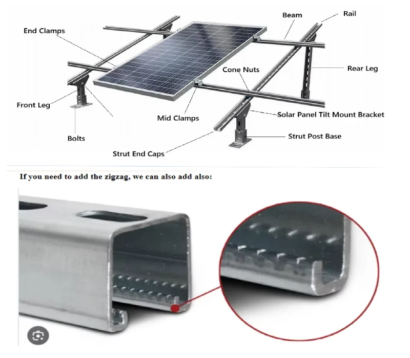 Solar PV Mounting Structure Roll Forming Machine for India - Solar PV mounting structure application Solar PV mounting structure application for ground mounted solar panels