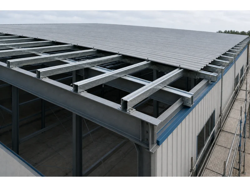 C/Z Purlin Machine: Complete Solution for Automatic Steel Profile Prod - C/Z purlin profiles applica C/Z purlin profiles application in steel structure buildings